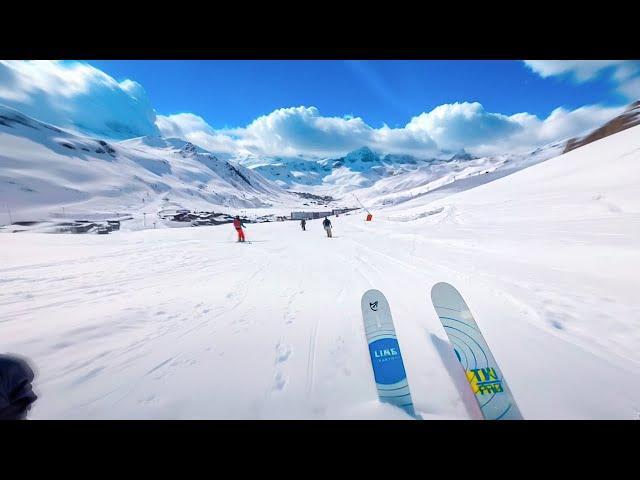 My first time skiing TIGNES Ski Resort