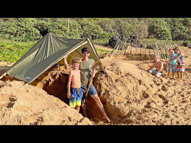 Building Underground Bunker at the Beach