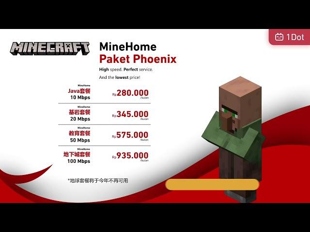  IndiHome Paket Phoenix in MINECRAFT! 