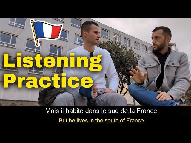 French Listening Practice | Easy French Conversation (FR/EN Subs) beginners and intermediate