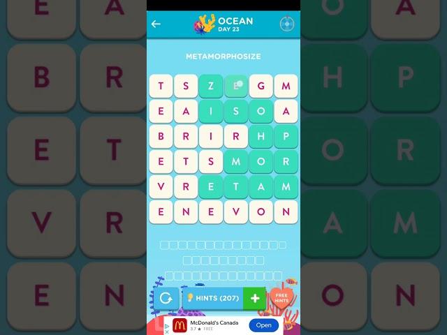 Wordbrain 2 Ocean Event Day 23 [July 2 2024] | Wordbrain 2 Answers