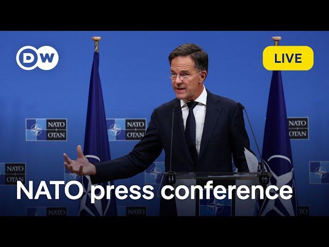 Live: NATO Secretary General Rutte and Ukrainian President Zelenskyy joint press conference