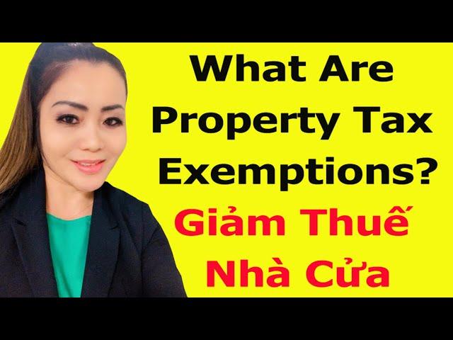 Làm Gì Để Được Giảm Bởt Thuế Nhà Cửa Ở Illinois? What Are Property Tax Exemptions?