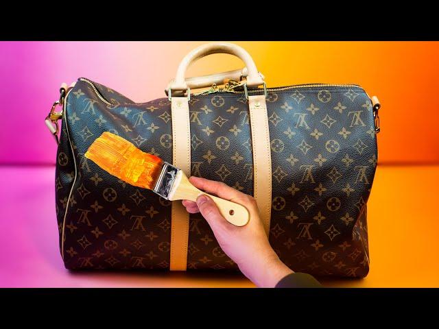 I Paint a Louis Vuitton Bag for a Famous YouTuber!