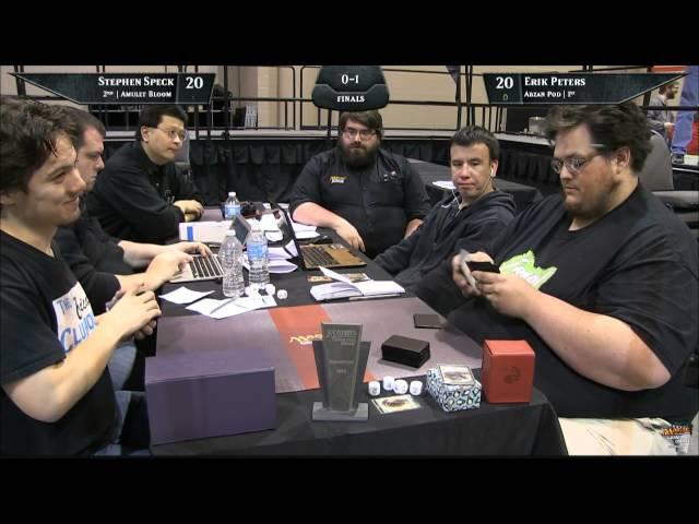 Grand Prix Omaha 2015 Finals: Erik Peters (Birthing Pod) vs. Stephen Speck (Amulet Bloom)