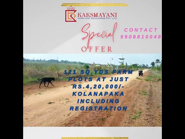 SURABHI GARDENS FARM PLOTS AT KOLANAPAKA....9908810048 #plot #farmland #realestate