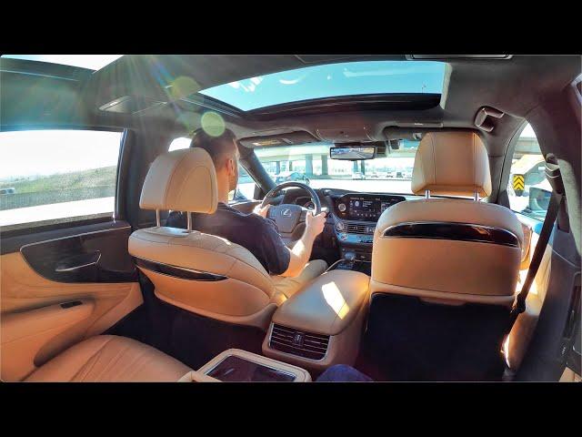 2021 Lexus LS 500 POV Ride (3D Audio)(ASMR)