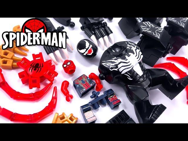 LEGO VENOM & IRONSPIDER SET MARVEL AVENGERS VENOM UNOFFICIAL | Venom Unofficial Lego Minifigure