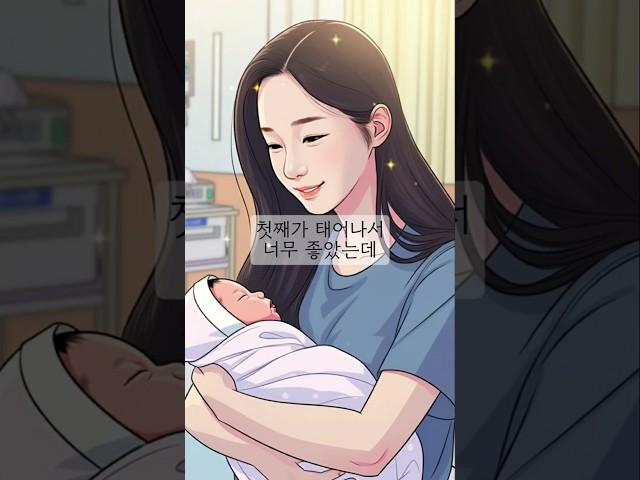 거리가 멀어진 남매사이 #주부 #육아 #남매맘 #브이로그 #ai그림