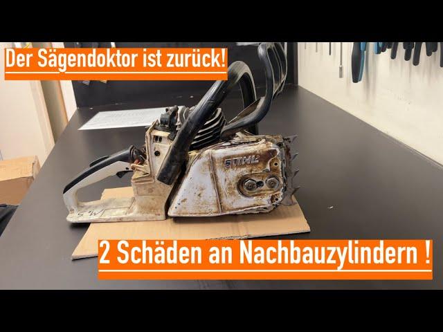 STIHL 026 Zylinderschaden Nachbau #stihl #sägendoktor #husqvarna #motorsäge #kettensäge #reparatur