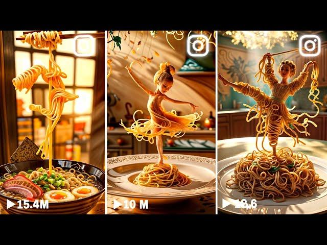 Create Viral Instagram Reels with AI: Dancing Noodles Tutorial | LumaLabs & Leonardo AI