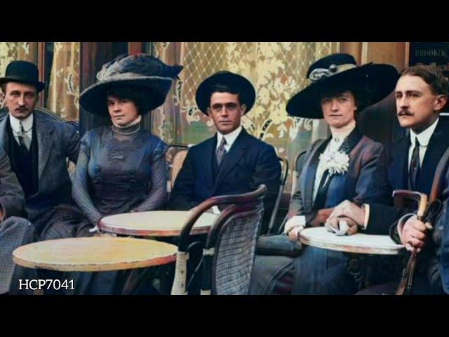 Paris Streets 1900 Colored and Restored Video and Pictures | HCP7041 | Subscribe and like us 