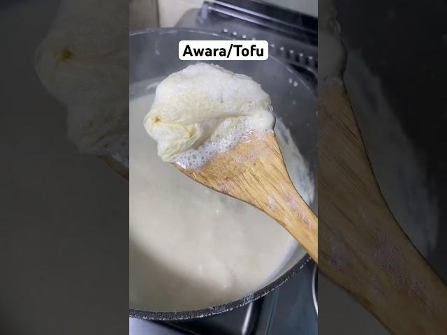 How to make Awara/Tofu #youtubeshorts #awara