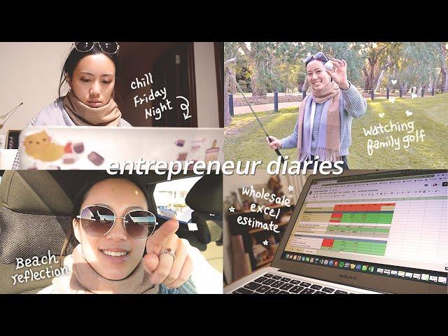 Entrepreneur Diaries | beach reflection, arranging a concerto, my bubble tea cups, HK family golf