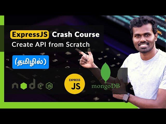 Nodejs - Create API from scratch (CRUD) | Backend | MongoDB  | MERN Stack | Tamil