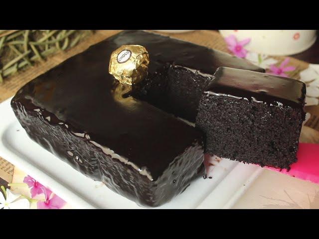 1 Egg Moist Chocolate Cake Recipe  By Chef Hafsa