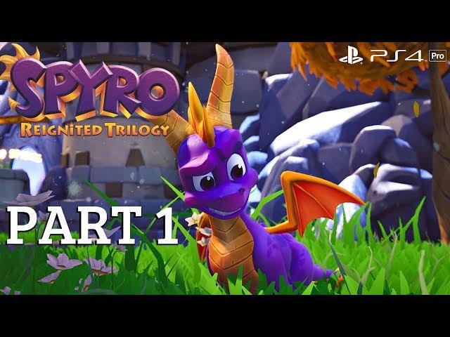 Spyro Reignited Trilogy - Gameplay Walkthrough Part 1 (Spyro 3 Remake 2018) PS4 Pro