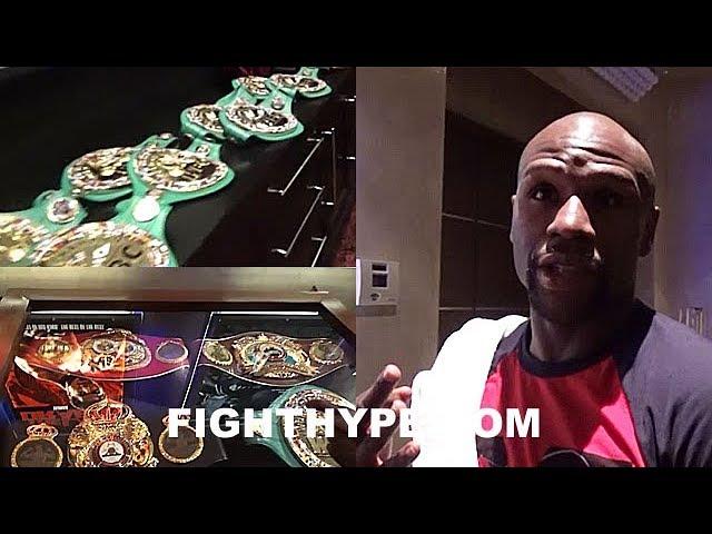 MAYWEATHER EXPLAINS MEANING OF UNDISPUTED; FLOSSES 22 WORLD TITLES AND MOST EXPENSIVE IN WORLD