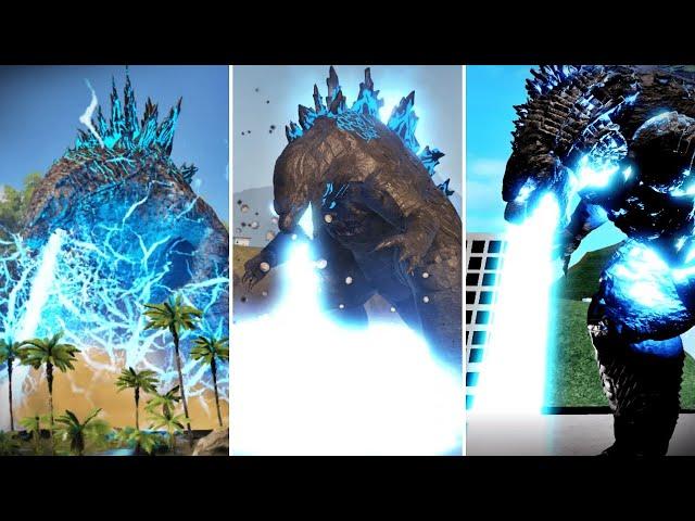 All Godzilla 2021 Hollow Quarry In All Pc And Roblox Games | Roblox