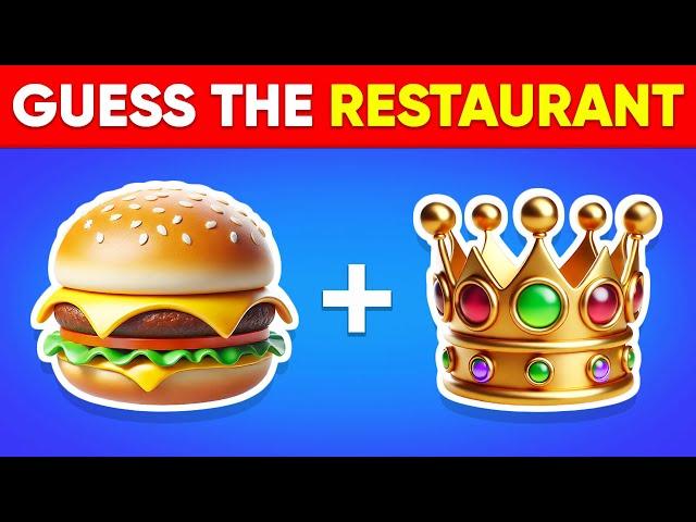 Guess the Fast Food Restaurant by Emoji?  Quiz Sloth