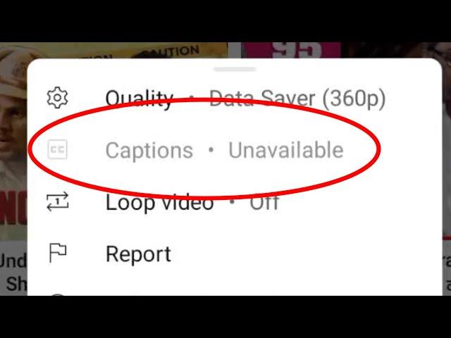 Fix YouTube Captions Unavailable Problem Solved