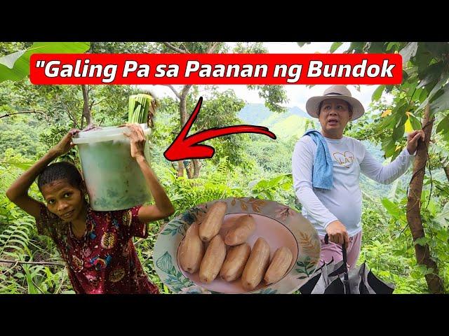 PAMILYA SA BUNDOK NADATNAN NAMIN NILAGANG SAGING KINAKAIN PARA MATIPID ANG KAUNTING BIGAS