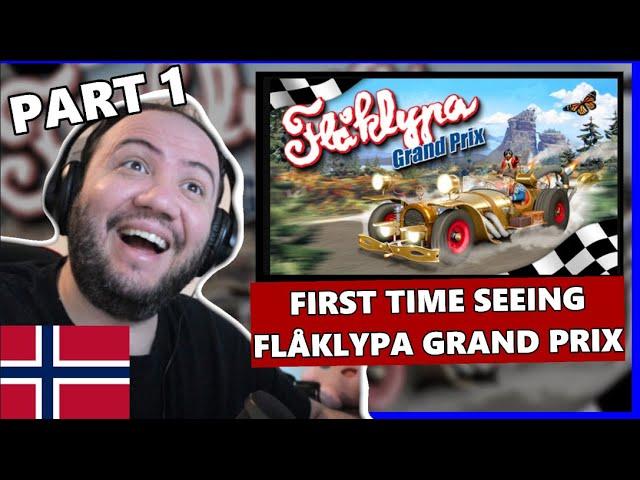 First Time Seeing Flåklypa Grand Prix Norwegian Classic (Part 1/2)  Nordic Movie REACTION God Jul!