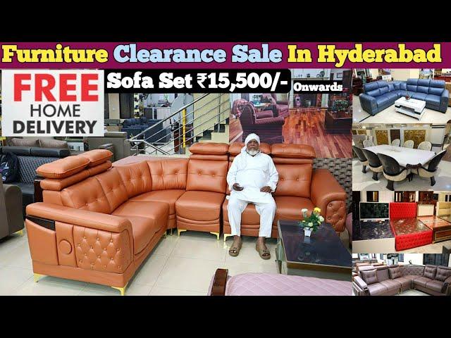 Furniture Shop Clearance Sale Offer in Hyderabad | Sofa Set ₹15,500/- | Dining Table ₹15,000/- Only