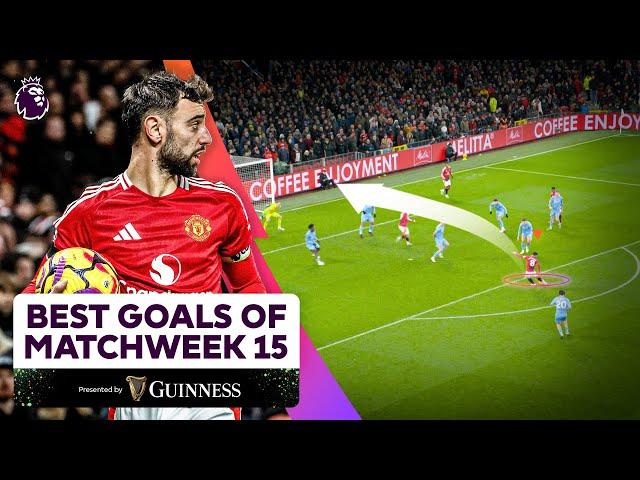 The Best GOALS of the Matchweek 15  | FT Fernandes, Duran, Sancho and MORE!