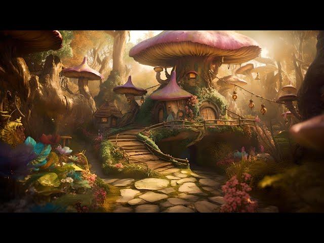 Pixie Hollow Ambience with Fantasy Music | Birds, Pixies Flying & Magic Sound Effects