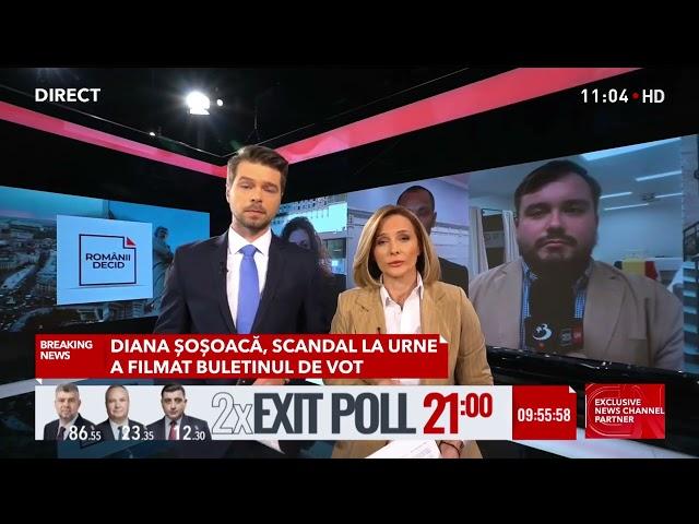 Diana Șoșoacă a făcut live ilegal din cabina de vot, la alegerile prezidențiale