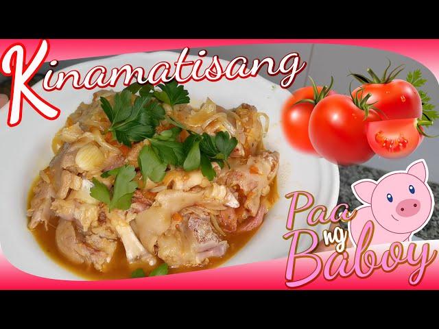 Kinamatisang Paa ng Baboy | Kristoffer TV