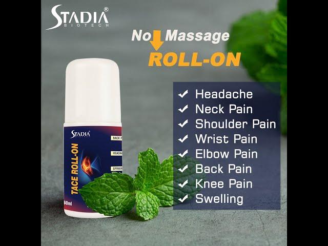 TACE ROLL ON Pain Relief Oil (Joint & Muscle Pain Relief) | StadiaBiotech | XieonLife