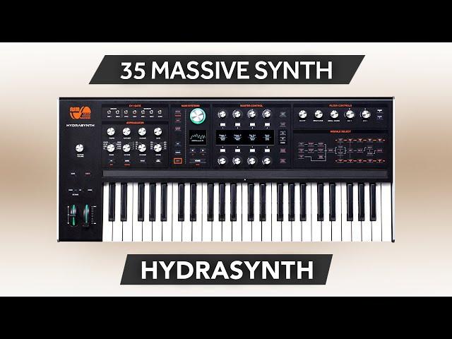 ASM HYDRASYNTH  35 Custom Sounds ► Massive Synth Sound Bank