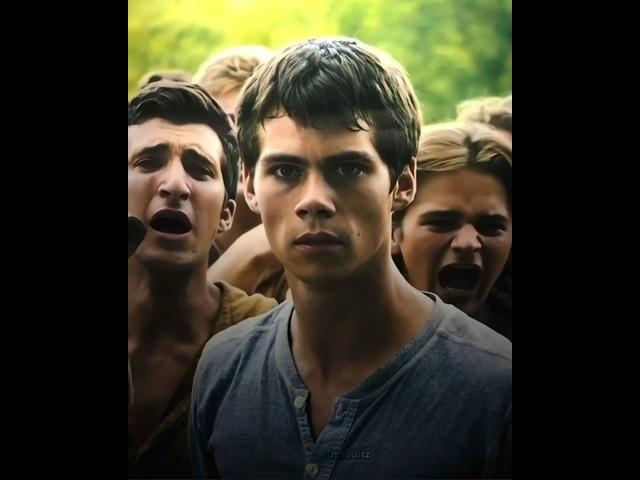 Literally iconic scene- movie name: the maze runner