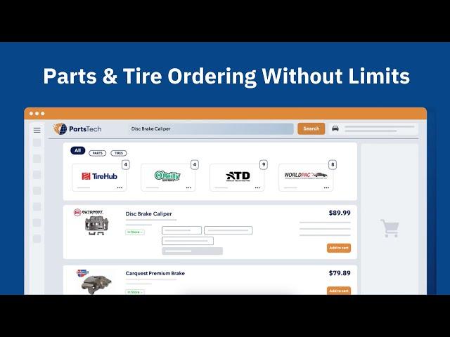 PartsTech – Parts & Tire Ordering For Auto Repair Shops