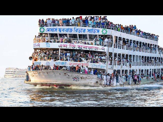 A Day in Life of Captain Piloting Overcrowded Ferry Boat