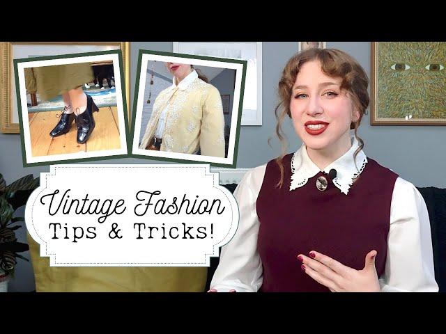 Vintage Fashion Tips and Tricks! // Vintage Style for Beginners