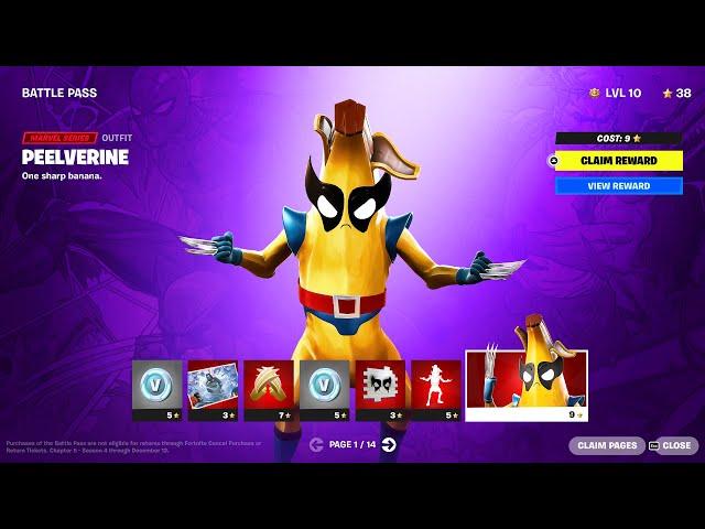 Fortnite: Chapter 5 Season 4 | Marvel Battle Pass (Showcase)