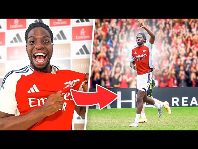 I Played A Football Match For Arsenal & Scored!