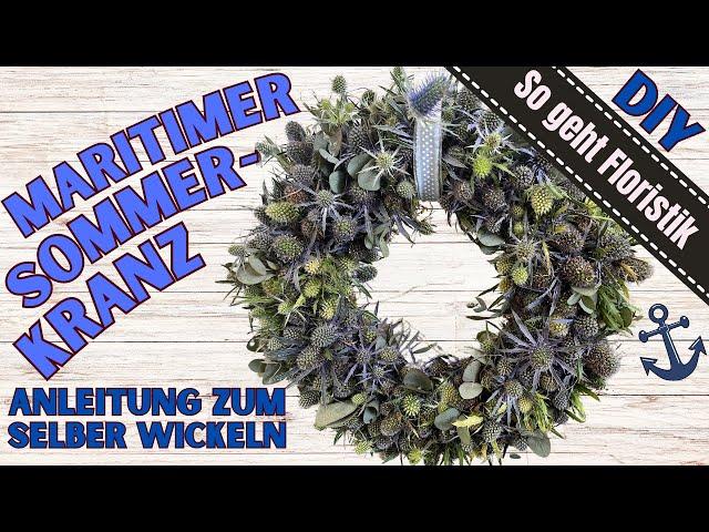 # TOP Tipp  Wie du den schönsten Sommerkranz wickelst, Floristik-Anleitung mit Tipps & Tricks