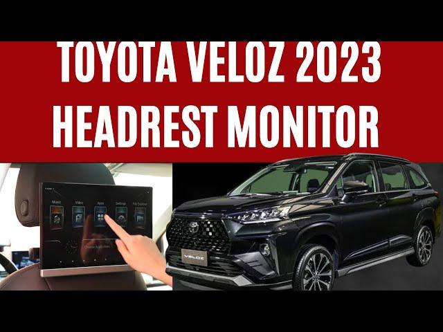 Toyota Veloz 2023 Headrest Monitor ang ganda sobrang sulit