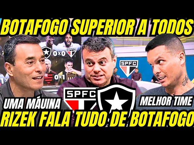 SUPERIOR A TODOS! RIZEK TIRA ONDA COM RIVAIS E RASGA ELOGIOS AO BOTAFOGO, VEJA AGORA!