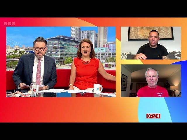 Robert McDonald, Ben Dyson (Assynt Mountain Rescue) Loki The Dog On BBC Breakfast [17.07.2024]