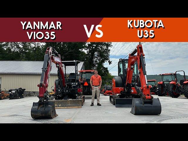 Yanmar VIO35 VS Kubota U35