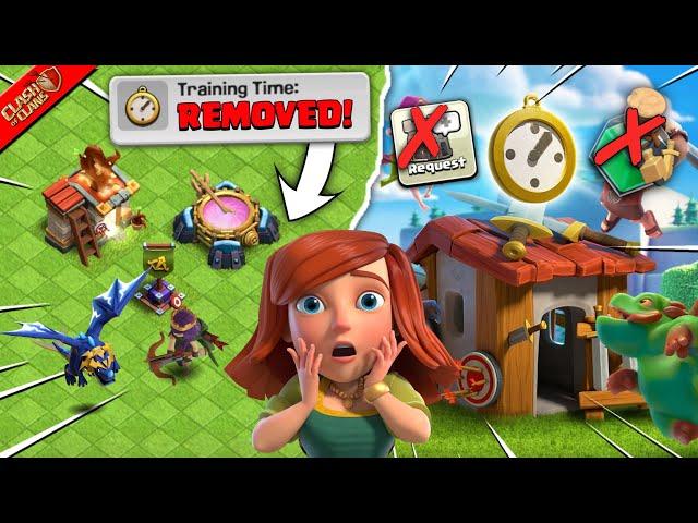 TRAINING TIME REMOVED! - "CRAZY CHANGES"  COMING IN March 2025 Update Clash of Clans