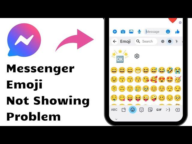 Fix Messenger Emoji Problem | Messenger Emoji Not Showing | Messenger Emoji Not Working Problem 2024