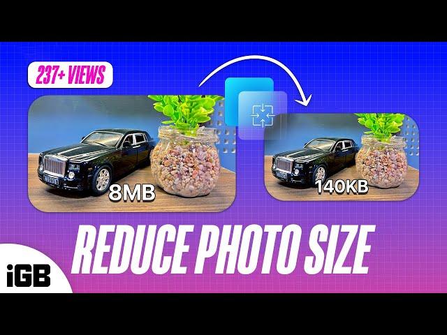 How to Reduce Photo File Size on iPhone or iPad