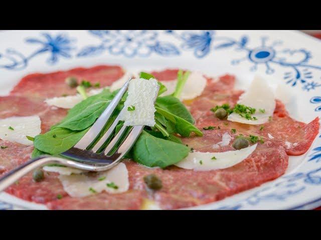 How to Make the Best Beef Carpaccio Recipe - Receta de Carne de Carpaccio - Carpaccio