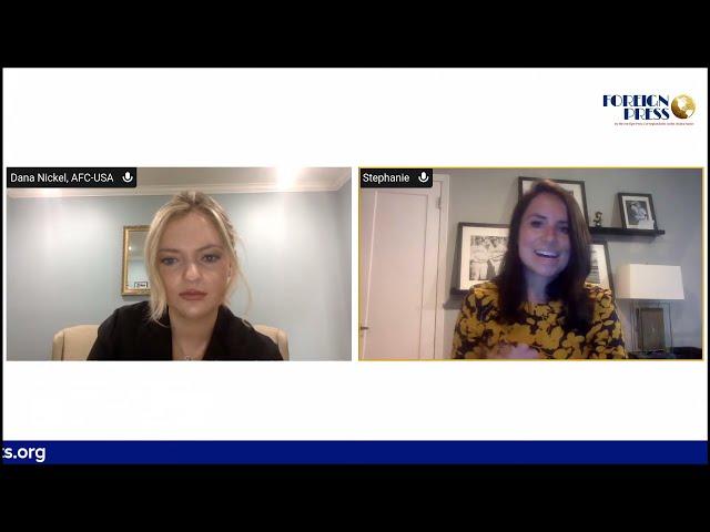 Foreign Press Correspondents Talk: with Stephanie Fillion